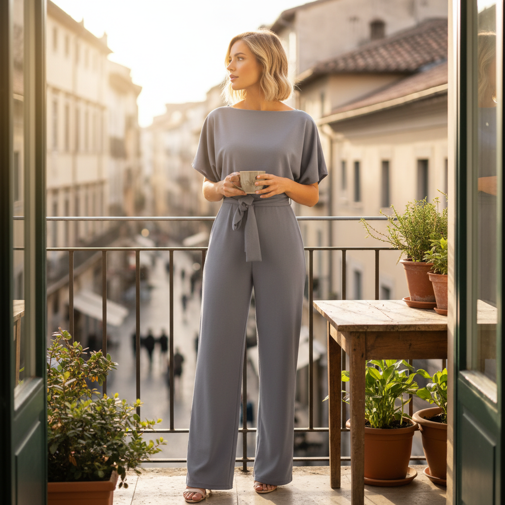Women's Elegant Jumpsuit - Versatile & Comfortable