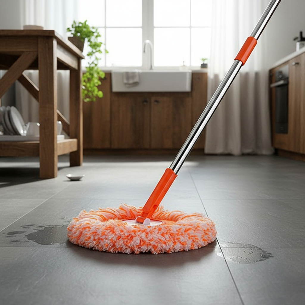 360° Rotating Mop with Microfiber Head