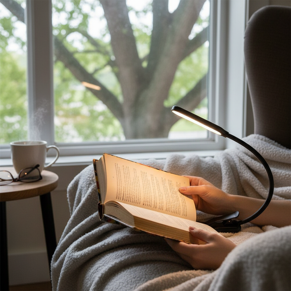 Reading Lamp with Book Clamp - Adjustable LED