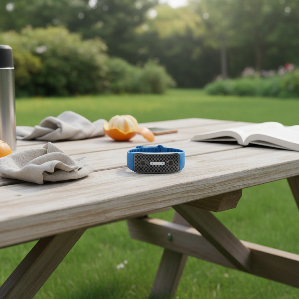 Ultrasonic Mosquito Repellent Bracelet with USB Charging