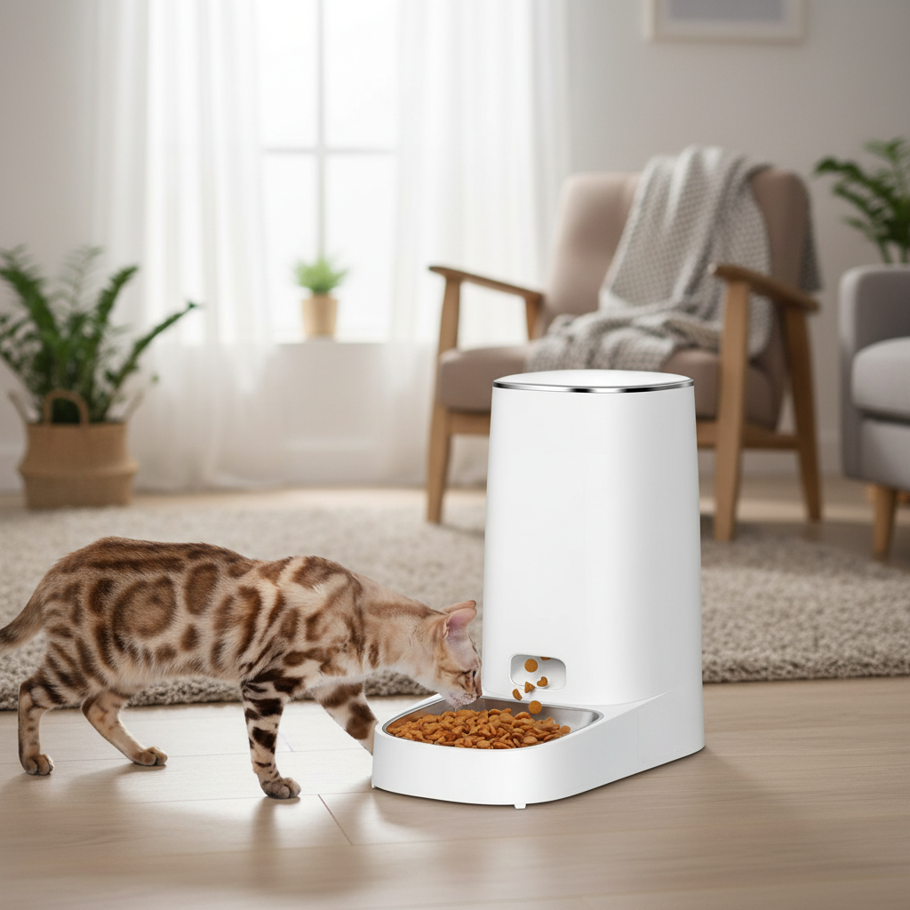 Automatic Cat Feeder with App Control