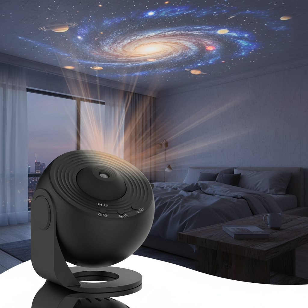 360° Galaxy Projector | Star & Nebula Ceiling Light