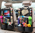 2-Pack Car Backseat Organizer with Tablet Holder