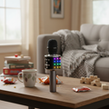 Wireless Bluetooth Karaoke Microphone with LED Lights