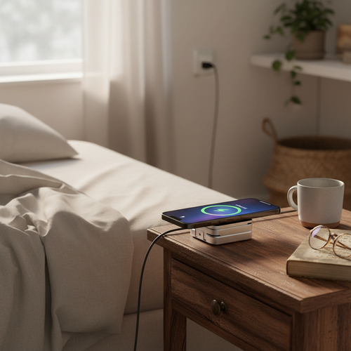 3-in-1 Wireless Charging Station for Phone, Watch & Earbuds
