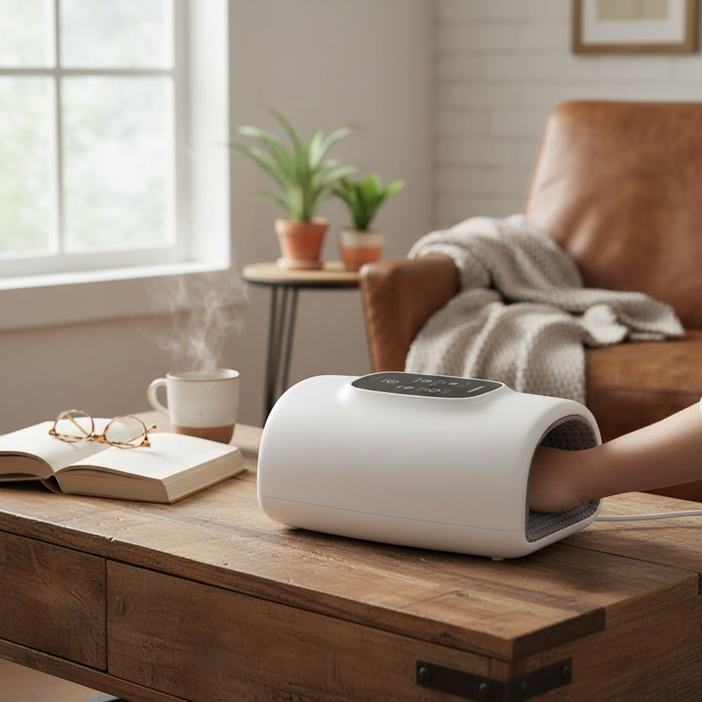 AtlasBay Hand Massager with Heat Therapy
