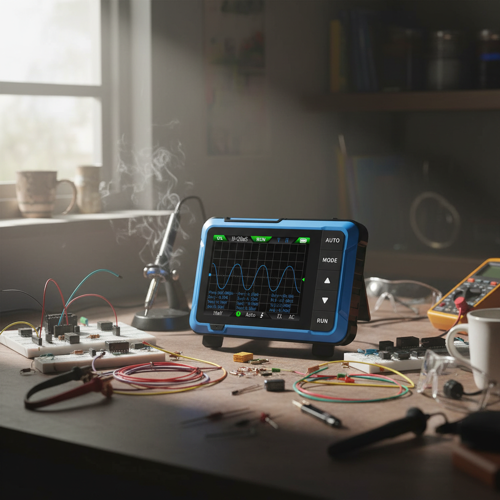 Portable Digital Oscilloscope | 2.8" Screen