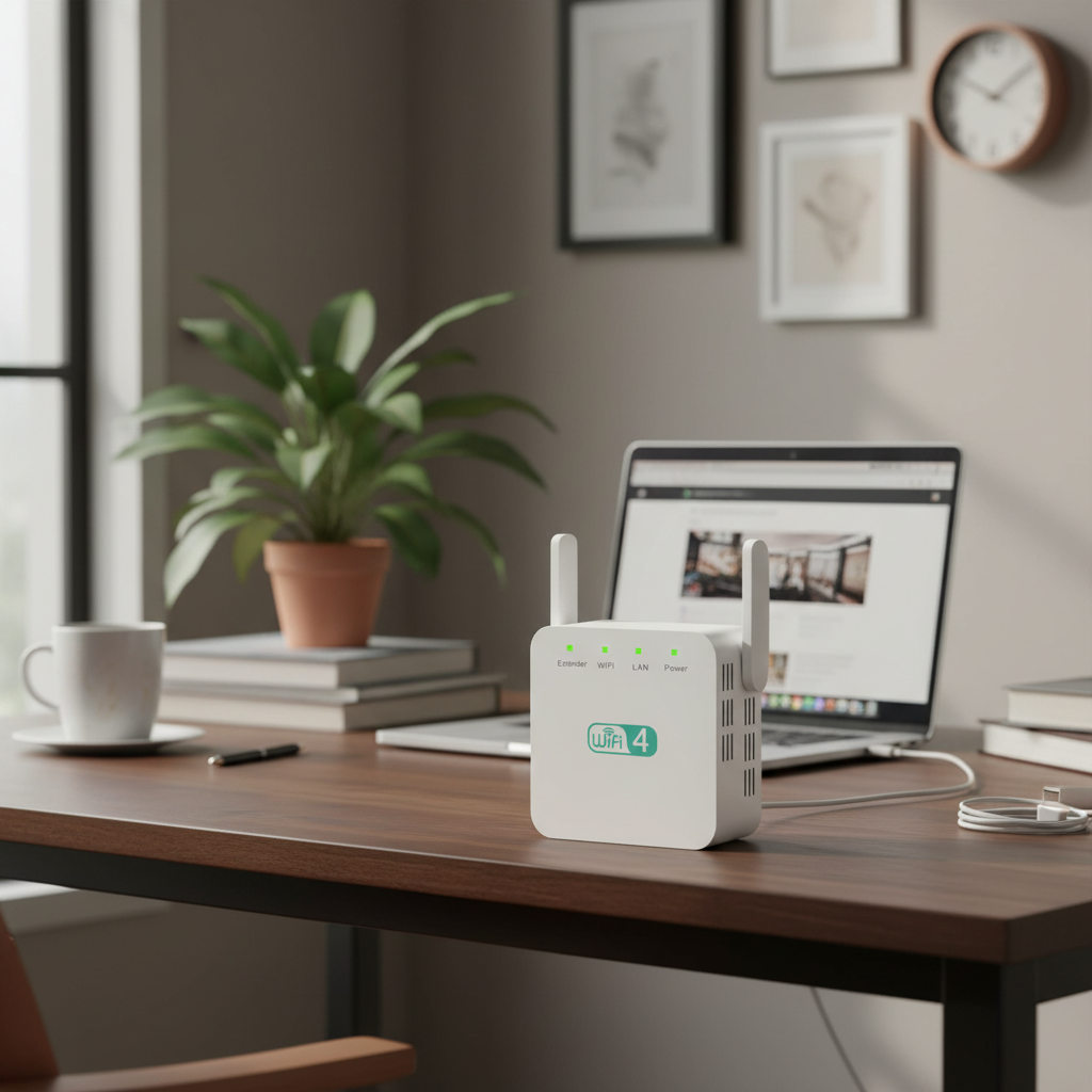 WiFi Repeater with Long-Range Signal Boost