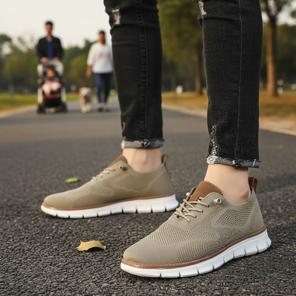 Urban Comfort Work Shoes with Padded Support
