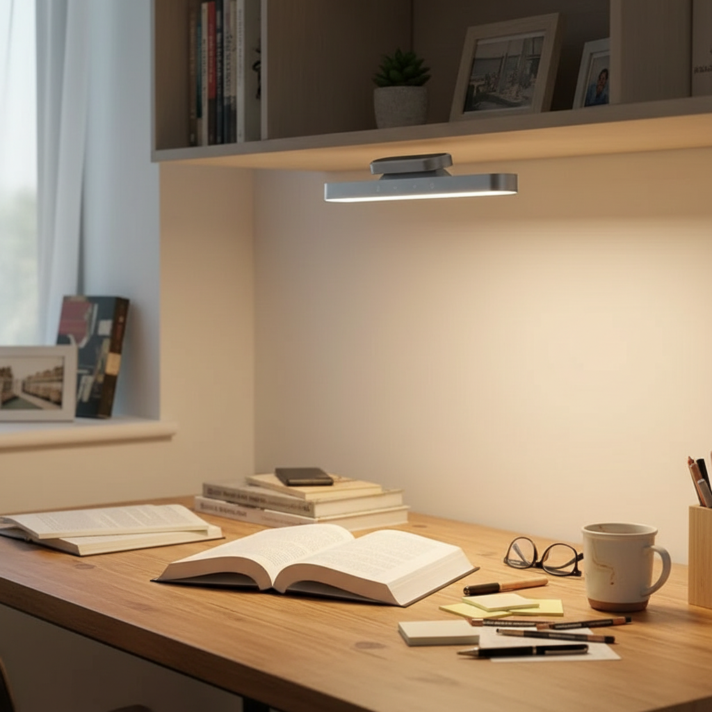 Magnetic Rechargeable Desk Lamp with Adjustable Brightness