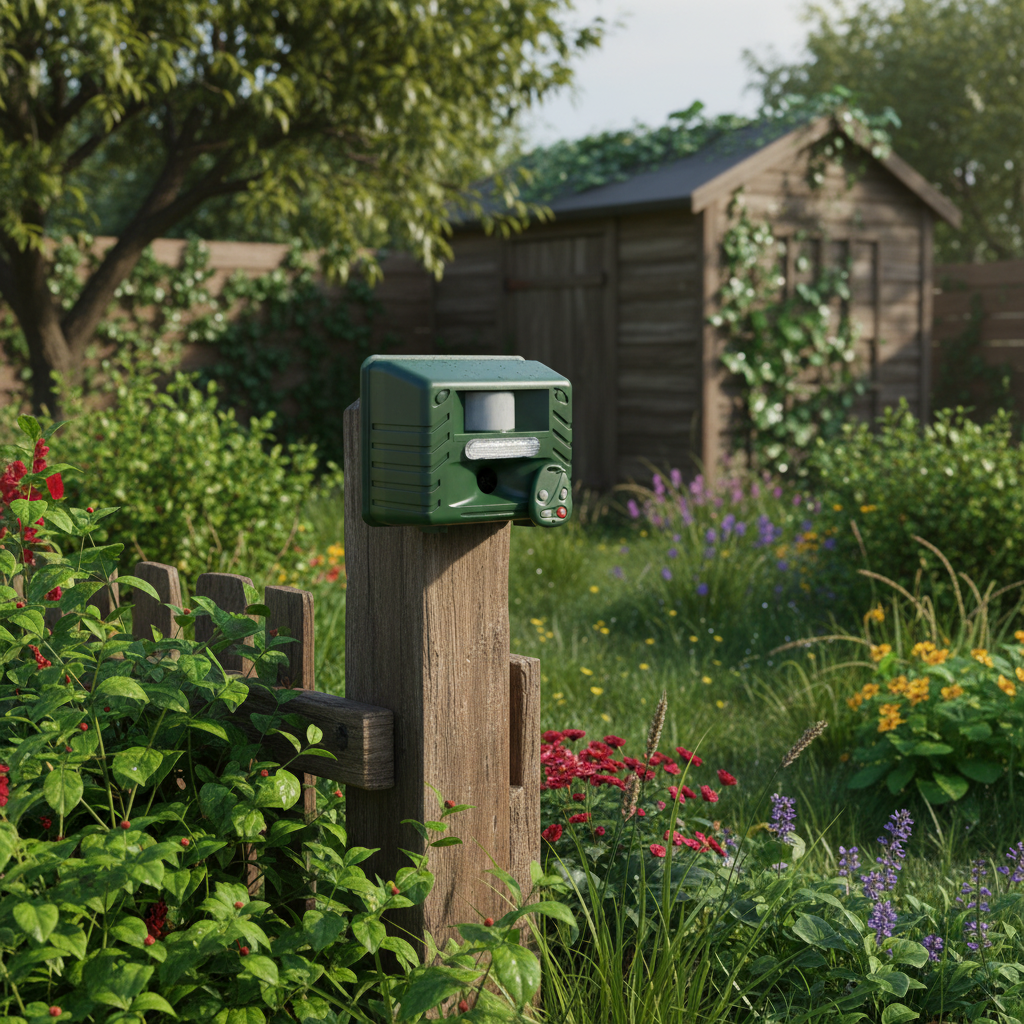 Ultrasonic Woodpecker Repeller - Outdoor Bird Control Device