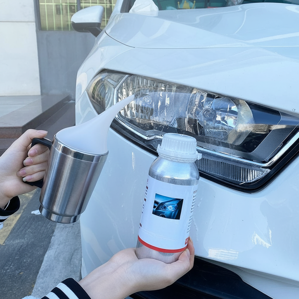 Headlight Restoration Kit with Atomizing System