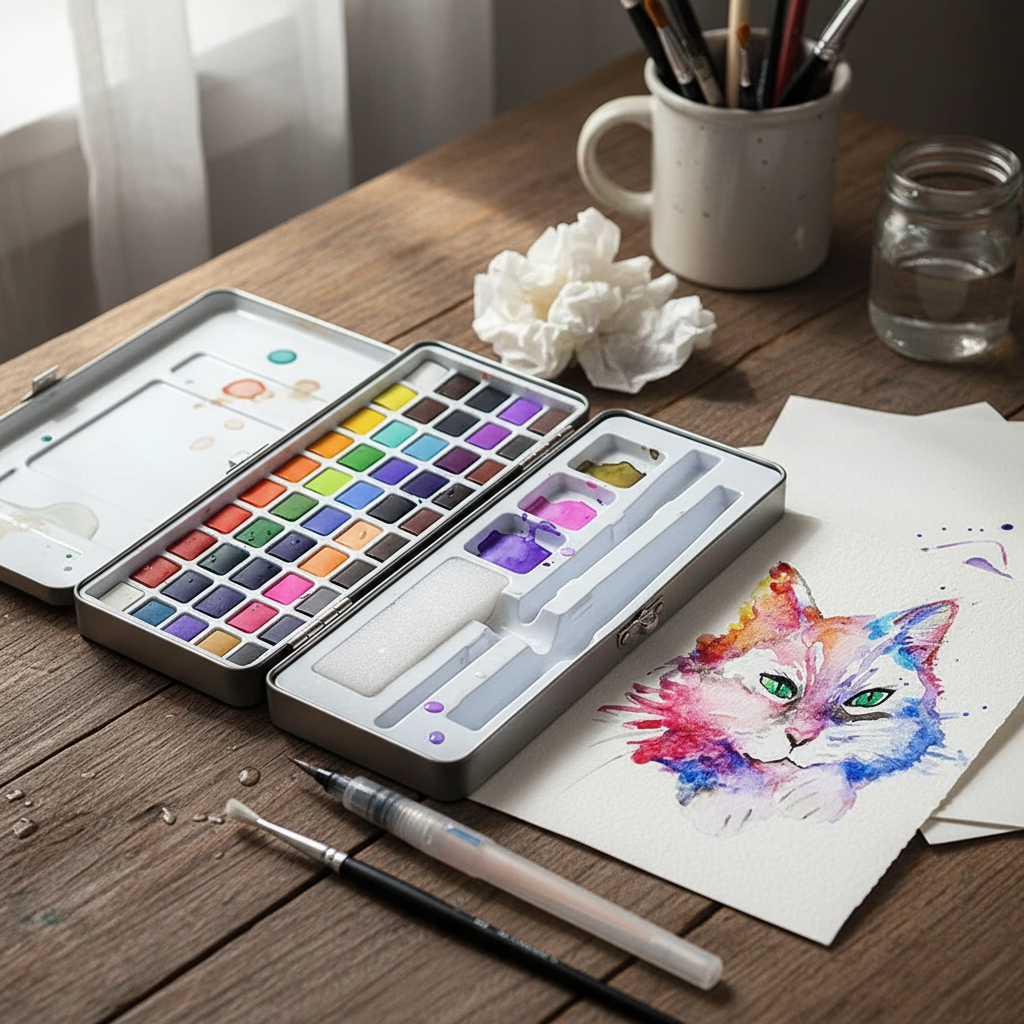 Professional Watercolor Paint Set for Artists