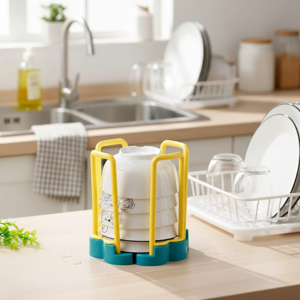 Expandable Dish Drying Rack with Drainboard