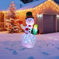 5ft Inflatable Snowman with LED Lights