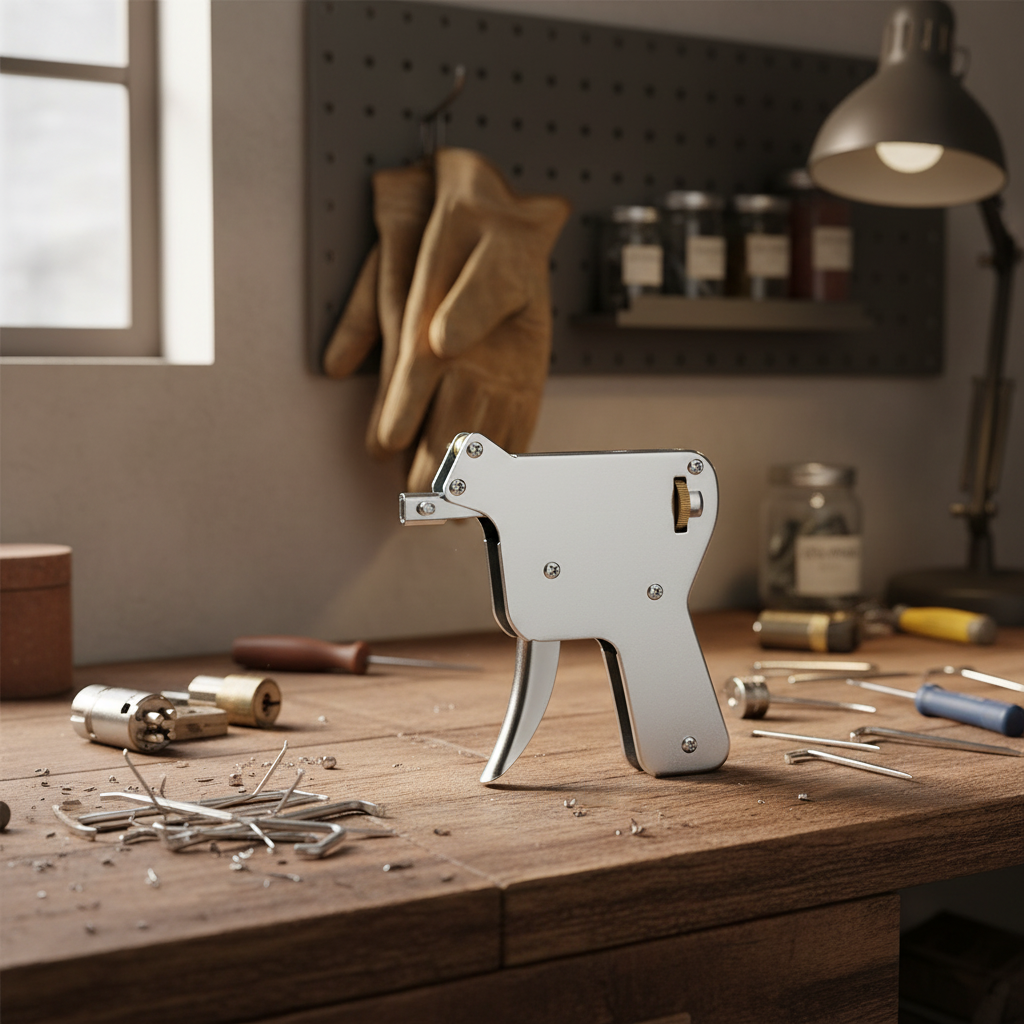 Auto Lock Pick Gun & Bump Key Tool