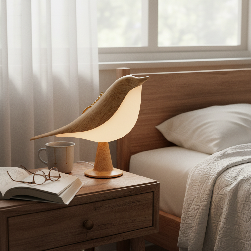 Bird Lamp with Aroma Diffuser & RGB Lighting
