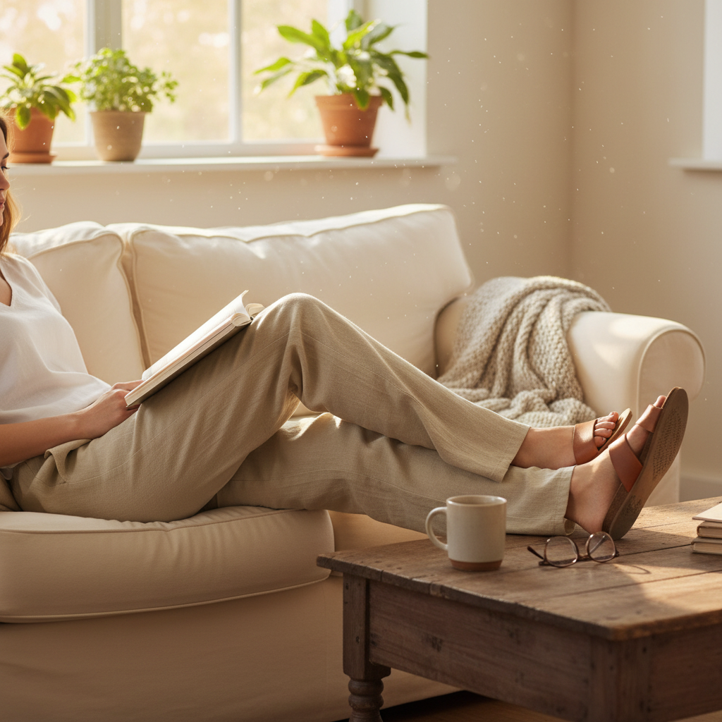 Women's Summer Trousers - Lightweight Breathable Pants