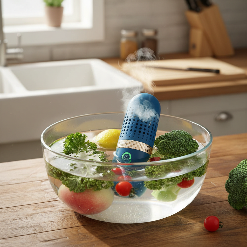 Portable Fruit & Vegetable Washing Machine | Electrolysis Cleaner
