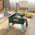 Kids Play Kitchen with Running Water Tap