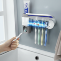 UV Toothbrush Sterilizer with Automatic Paste Dispenser
