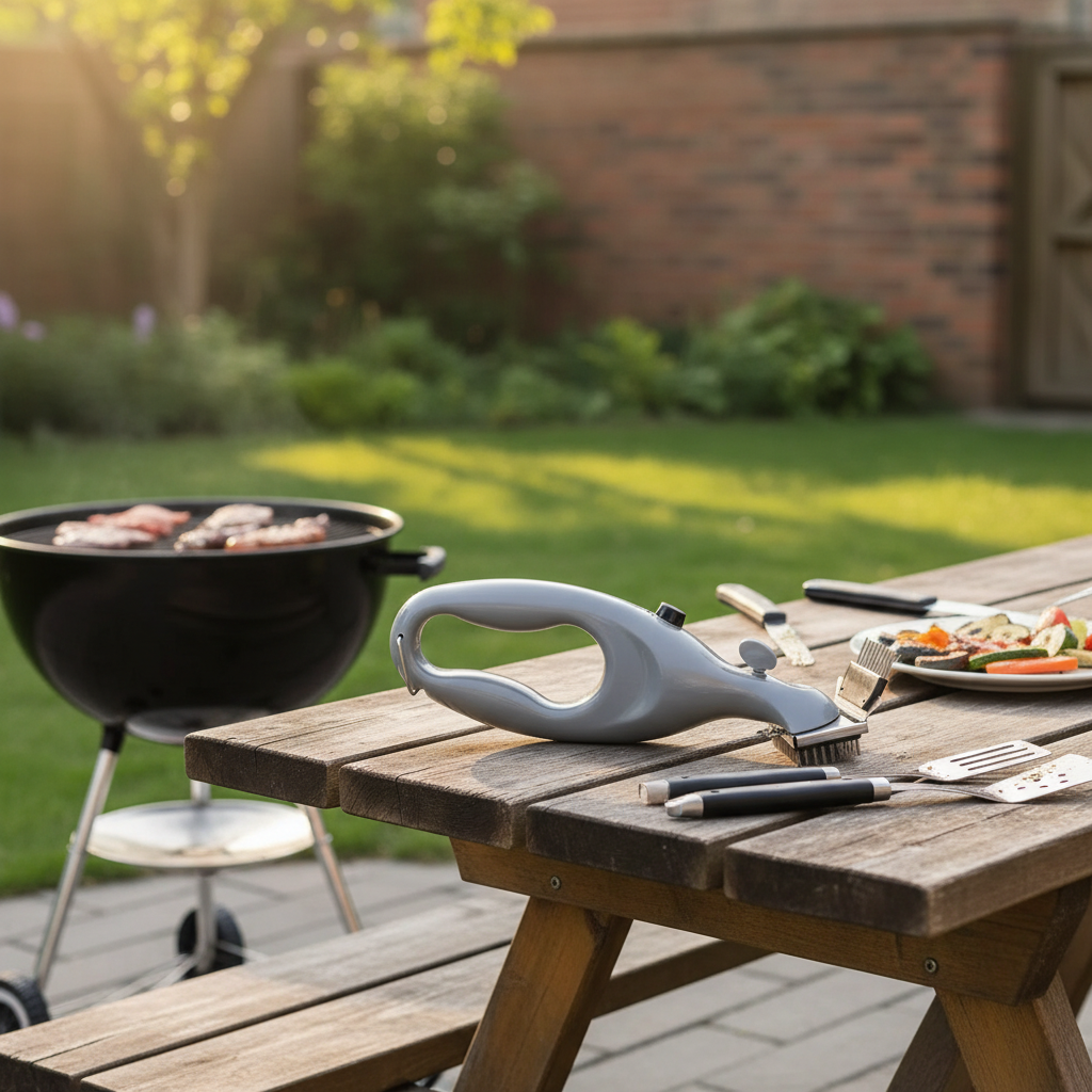 Steam Grill Brush - Stainless Steel BBQ Cleaner