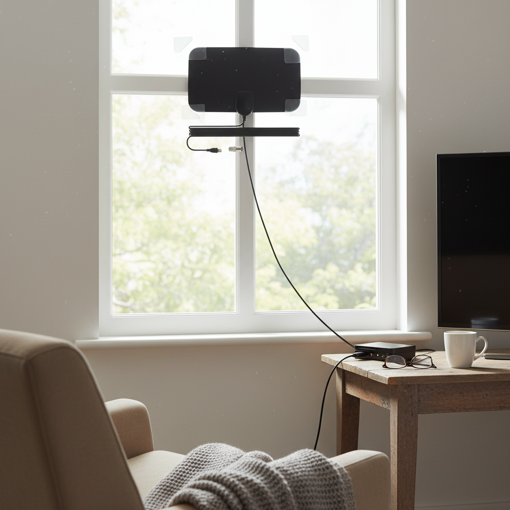 Indoor TV Antenna with 49.7 Mile Range