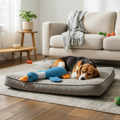 Plush Dog Chew Toy with Squeaker