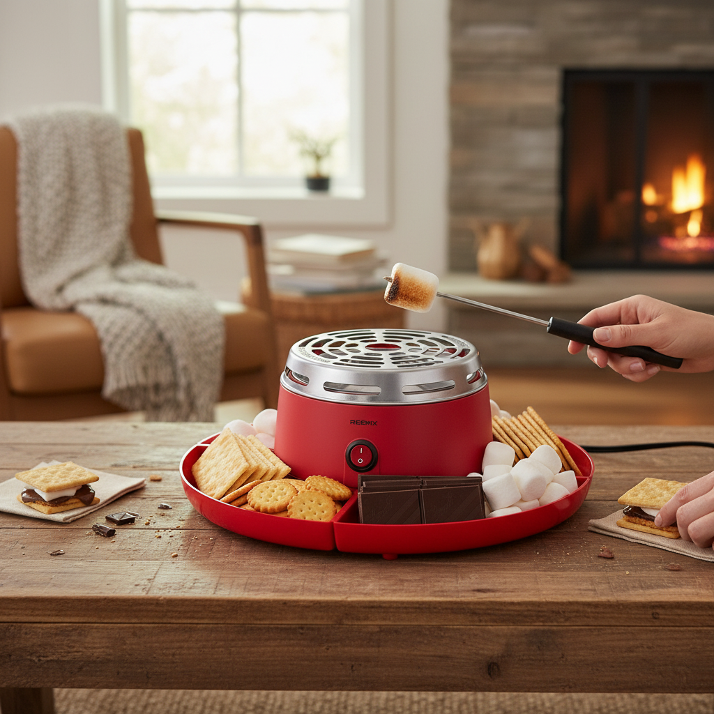 Electric S'mores Maker for Indoor Tabletop Use