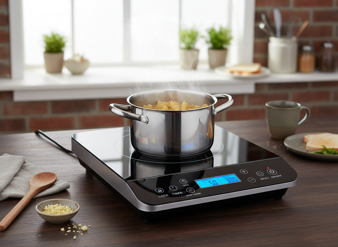 Portable Induction Cooktop - 83% Energy Efficient