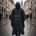 Lightweight Rain Poncho for Hiking & Travel