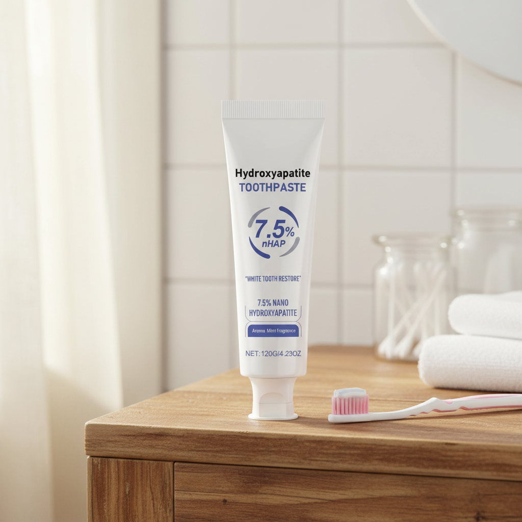 Fluoride-Free Enamel Strengthening Toothpaste with Hydroxyapatite