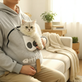 Cat Lover Hoodie with Cuddle Pouch