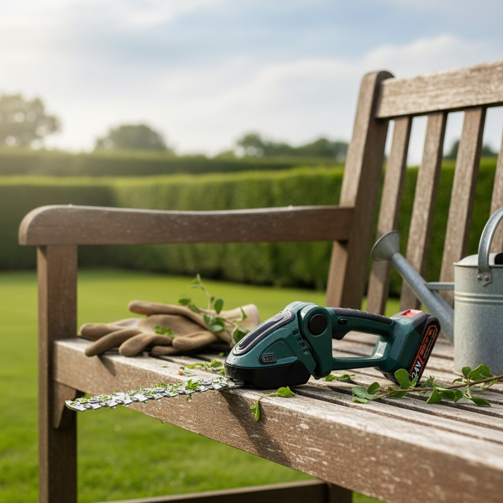 Cordless Hedge Trimmer & Lawn Mower 2-in-1
