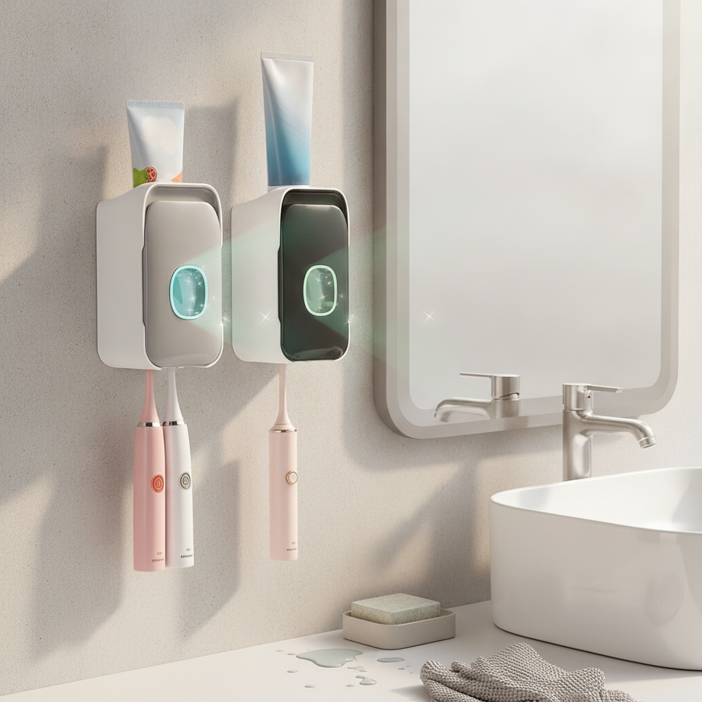 Wall Mounted Automatic Toothpaste Dispenser