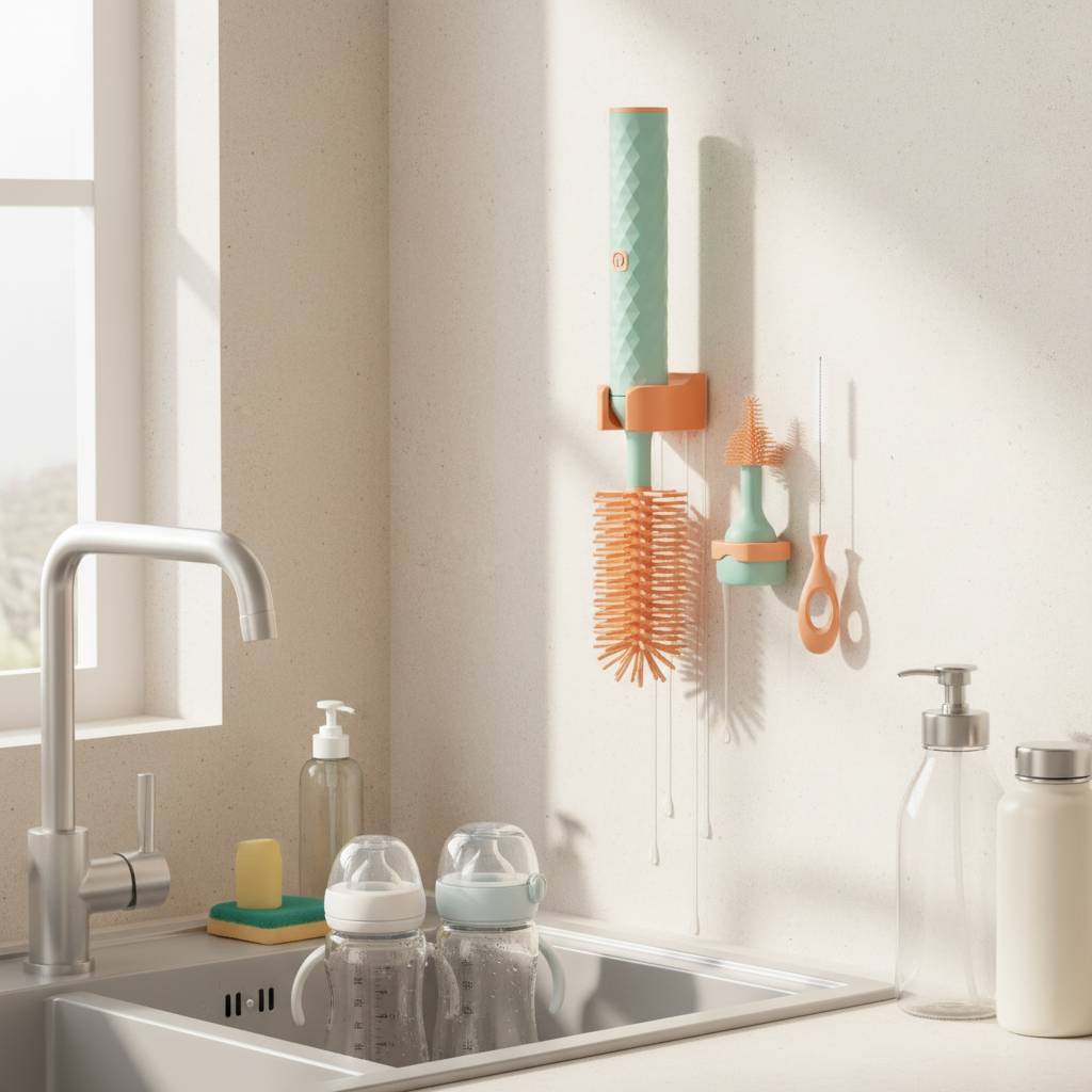 Electric Baby Bottle Brush - Fast Auto-Cleaning Brush