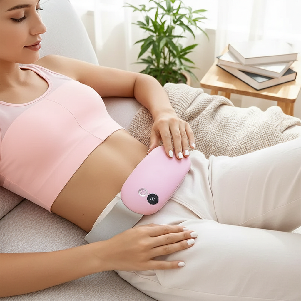 Menstrual Pain Relief Heating Pad with Massage