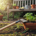 Adjustable Garden Cleaning Shovel with Scraper & Squeegee