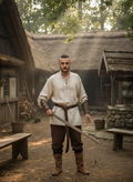 Men's 4-Piece Medieval Costume - Renaissance Halloween Outfit