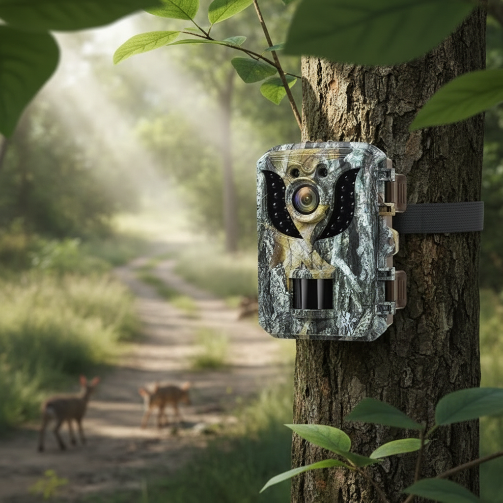 Compact Wildlife Trail Camera - 16MP HD Night Vision