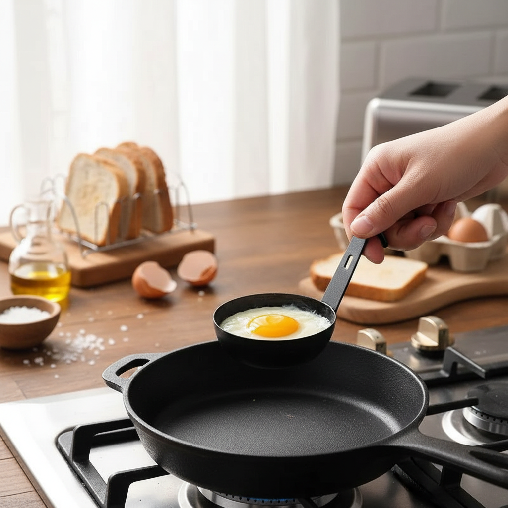 Nonstick Egg Poacher with Molded Design
