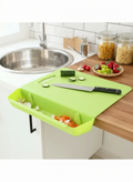 2-in-1 Cutting Board with Removable Tray