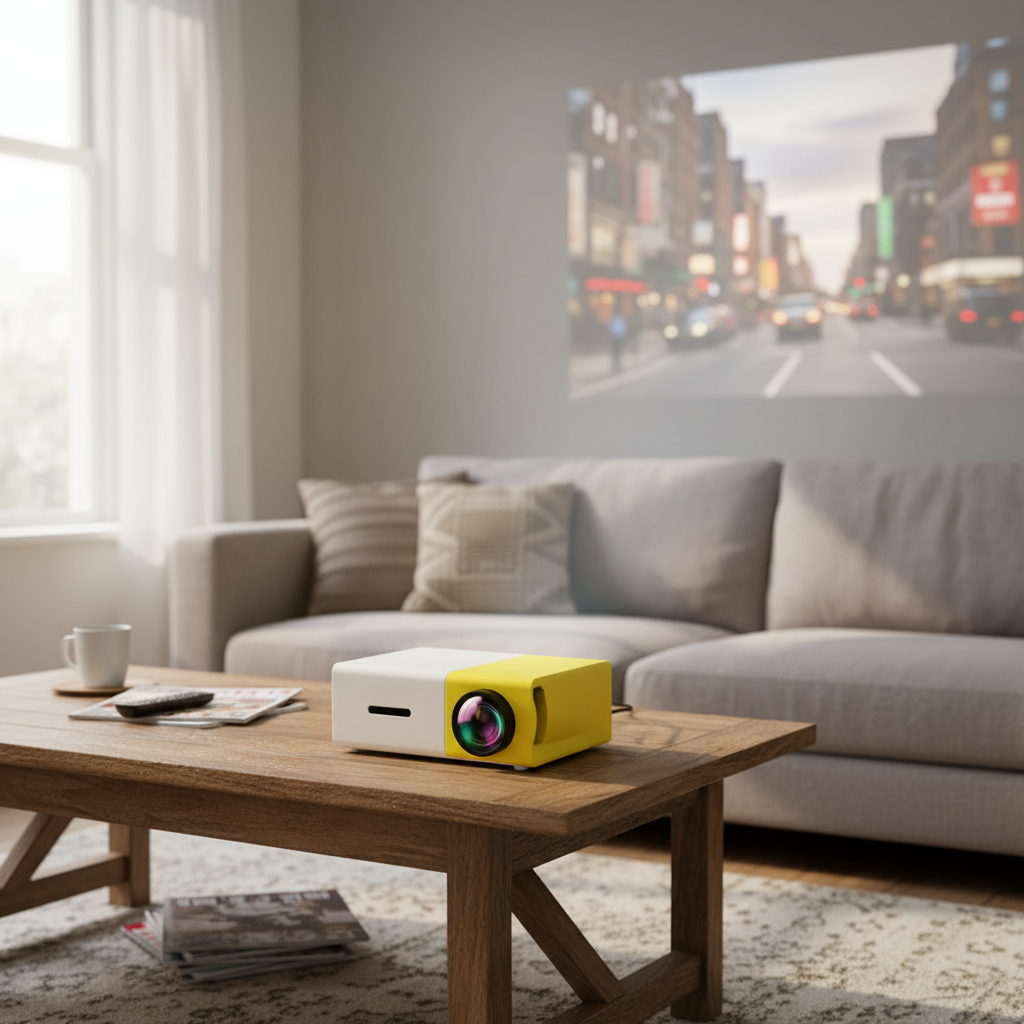 Mini HD Projector - Portable Home Cinema