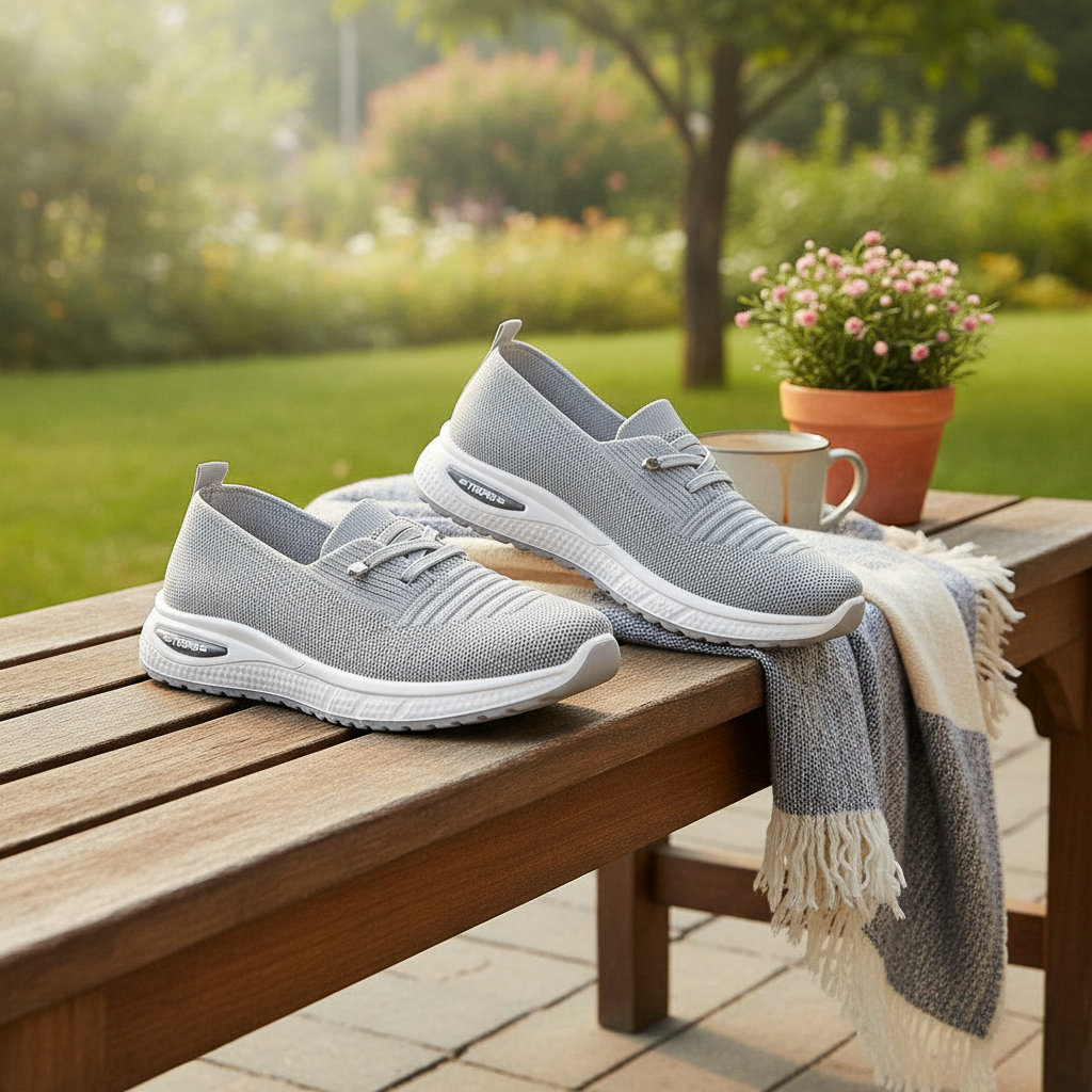 Women's Comfort Slip-On Sneakers with Cushioned Support