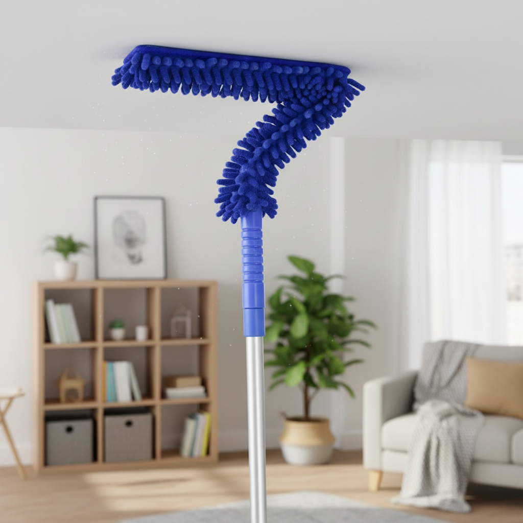 Extendable Microfiber Ceiling Fan Duster - 47 Inch Reach