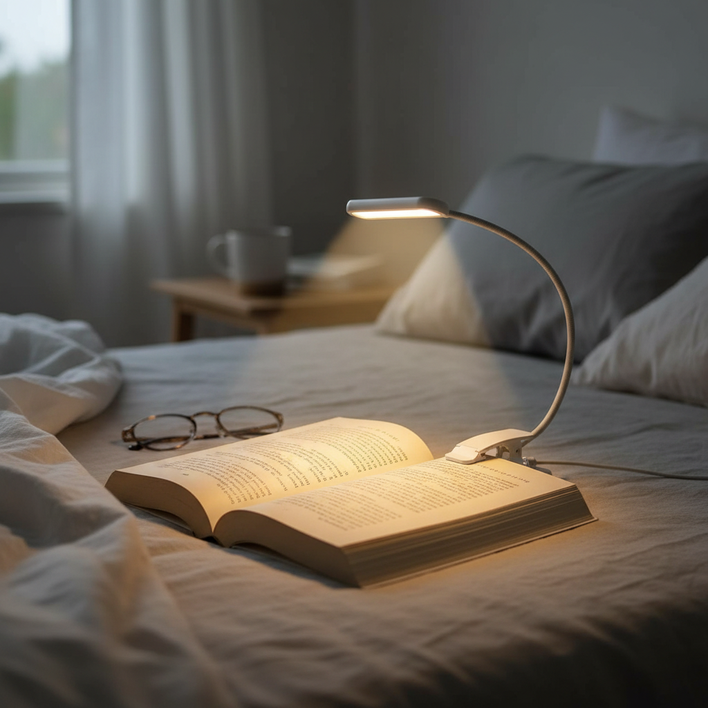 LED Reading Light for Books & Bed