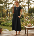 Maxi Summer Dress for Women - Cotton Blend
