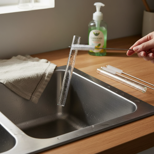 10-Pack Reusable Straw Cleaning Brushes