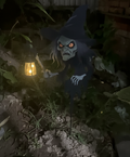 LED Witch Garden Statue - Outdoor Halloween Decor
