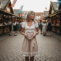 Traditional German Blouse Costume Dress